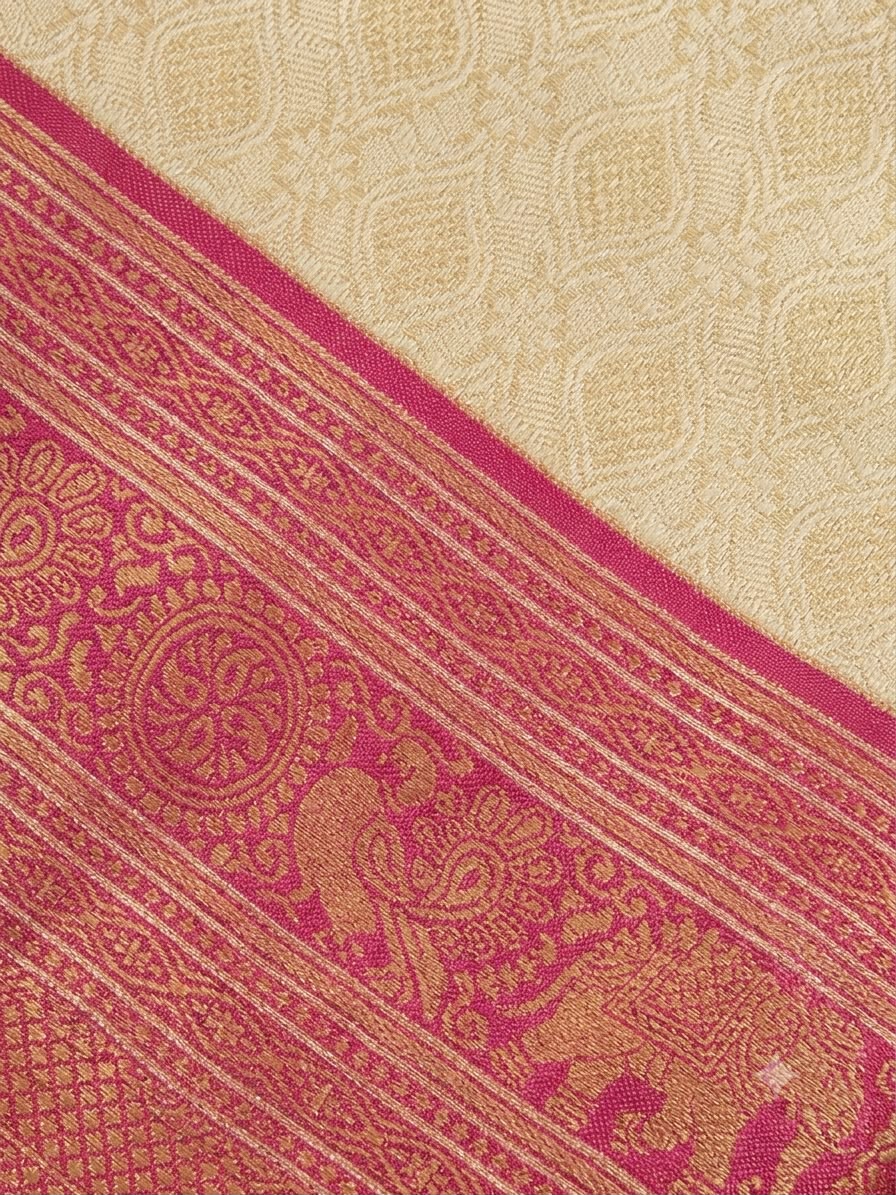 Ivory Pink Paisley